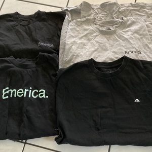 4 Emerica Short sleeve shirts